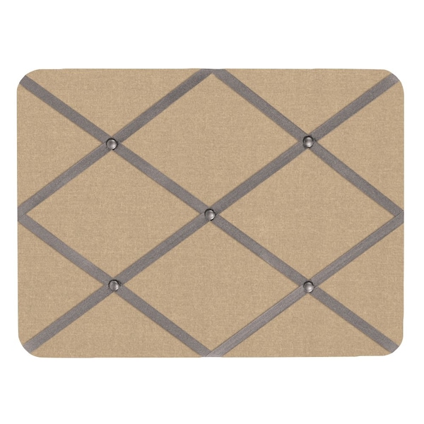 Slim Enclosed Corkboard, 36"x48", Satin Alum Frame/Medium Grey